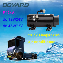 unite motor r134a 12v auto car ac compressor boyard hb075z24 for truck mounted crane frame carbon road dc 24v air conditioner